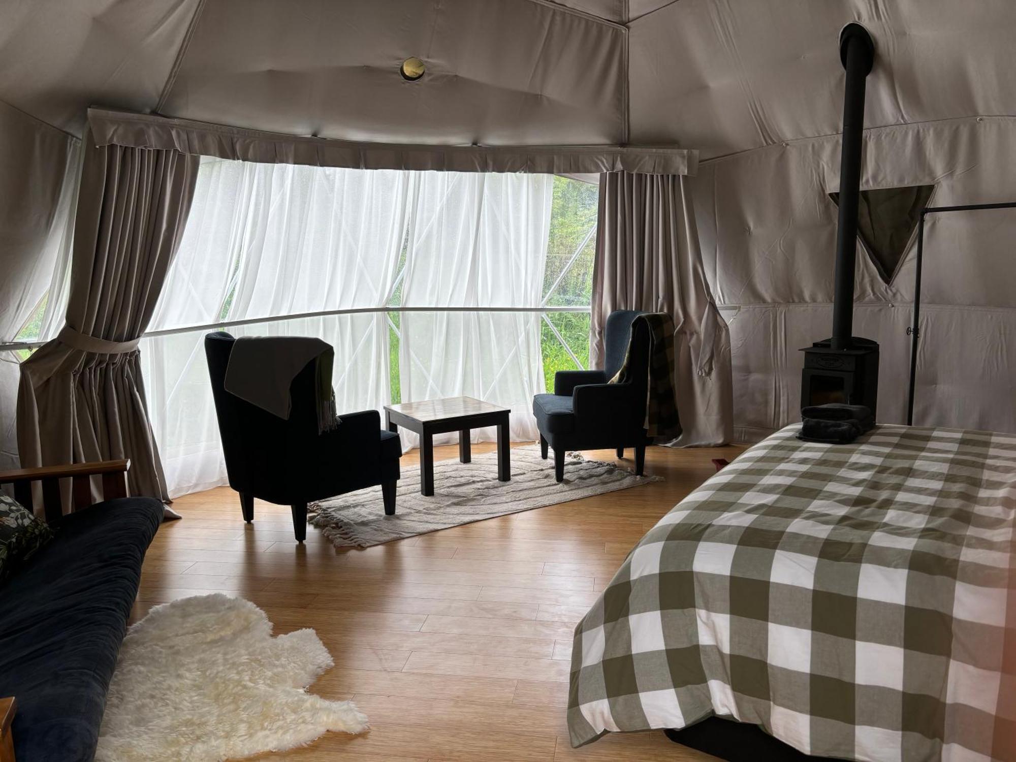 Takahuri Glamping Domes Whanganui Exterior foto